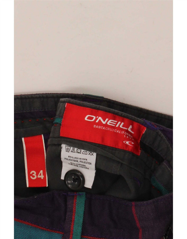 Shorts Chino Masculino O'Neill W34 Grande Poliéster Xadrez Multicolorido