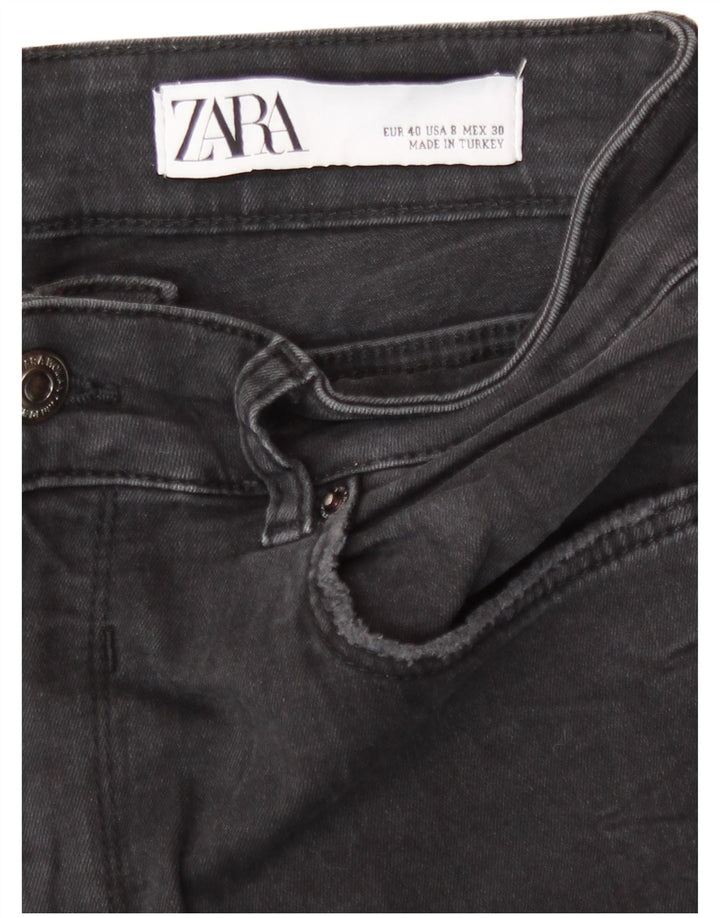 Zara Jeans Skinny Feminino EU 40 Médio W30 L27 Preto