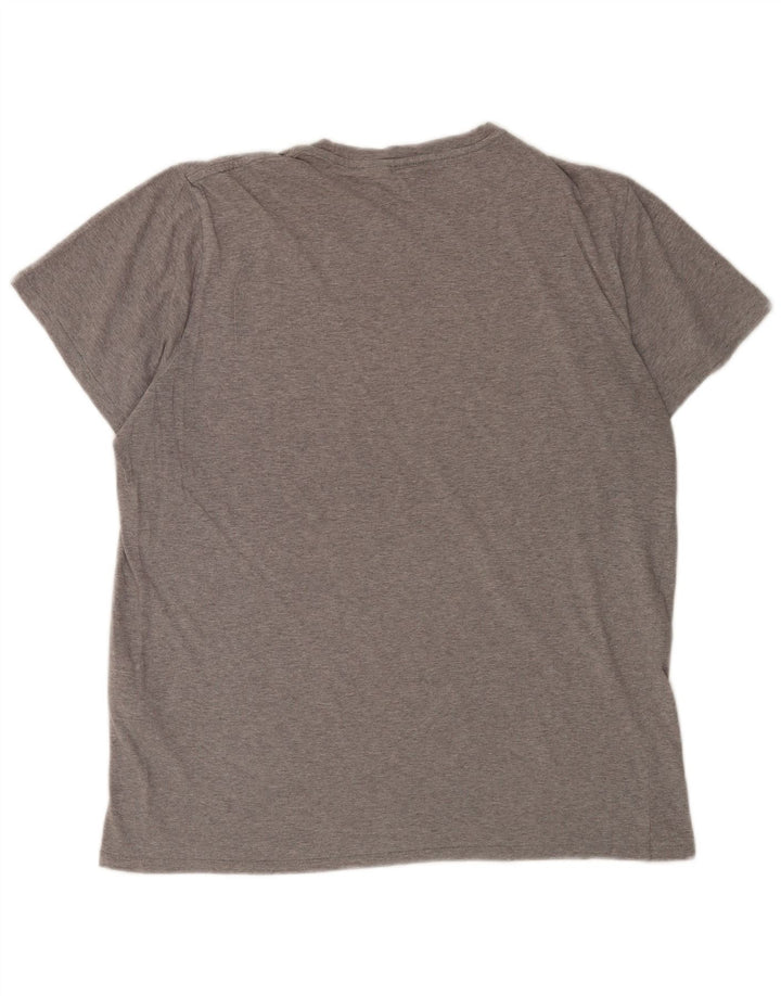 Camiseta gráfica masculina Levi's Top grande de algodão cinza
