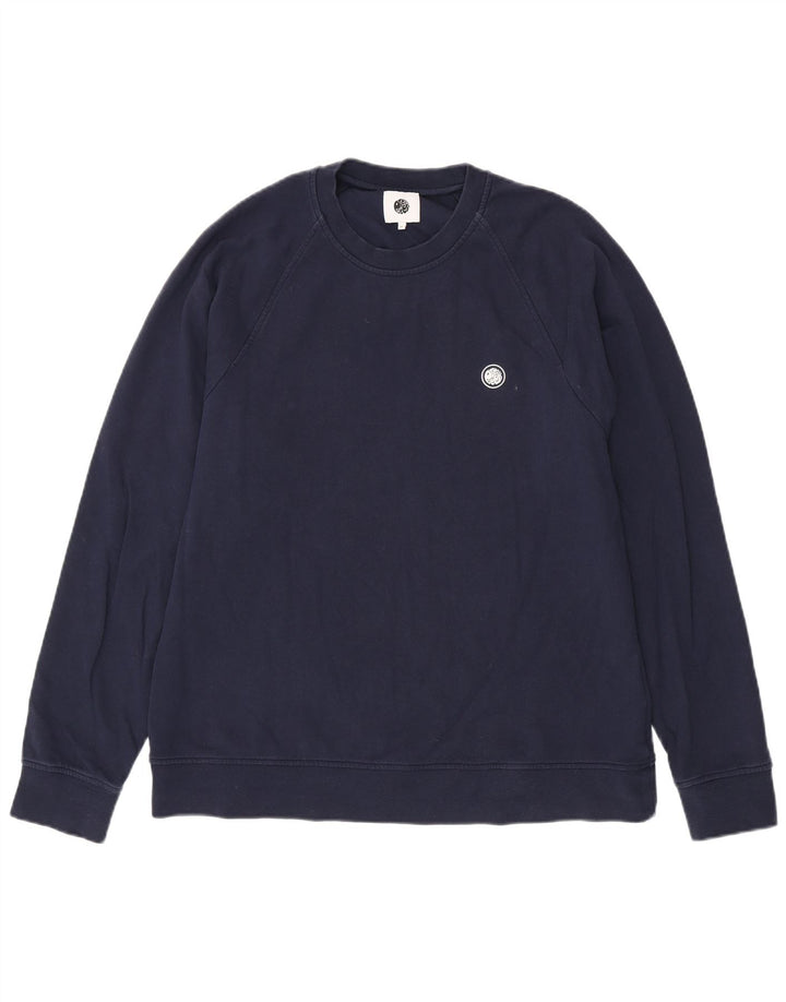 Moletom masculino Pretty Green Jumper XL azul marinho algodão
