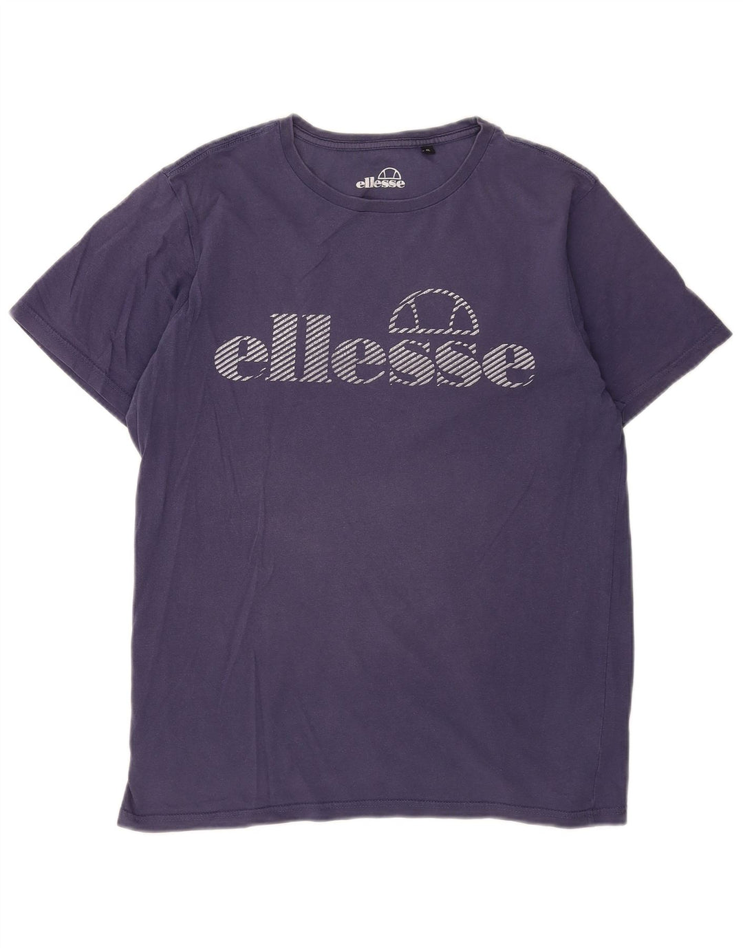Ellesse Camiseta masculina gráfica top pequeno azul marinho