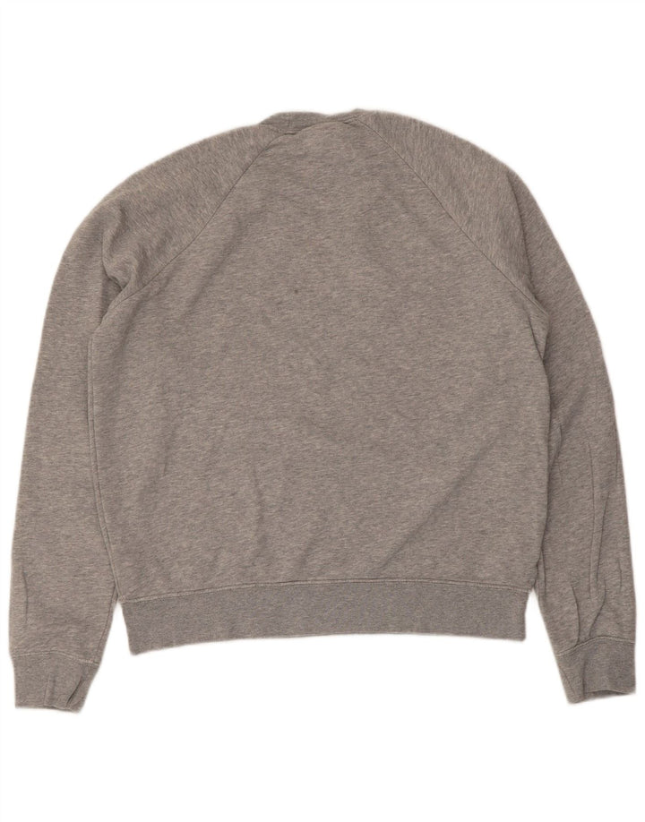 Moletom gráfico masculino Nike Jumper pequeno algodão manchado cinza