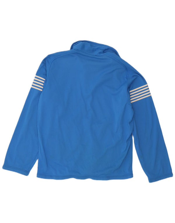 Fila Mens Tracksuit Top Jacket IT 48 Médio Azul Listrado