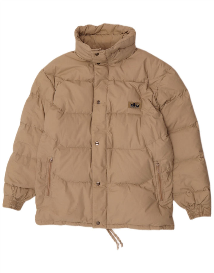 Jaqueta masculina acolchoada Elho EU 52 XL poliéster bege