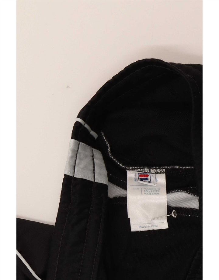 Calça de treino masculina Fila grande poliéster colorblock preto