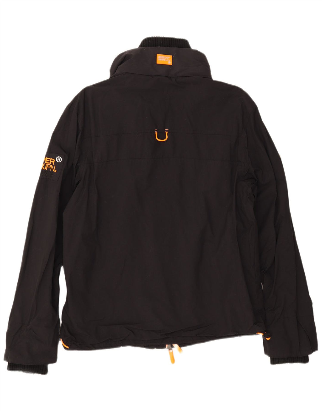Jaqueta corta-vento feminina SUPERDRY Reino Unido 16 grande nylon preto
