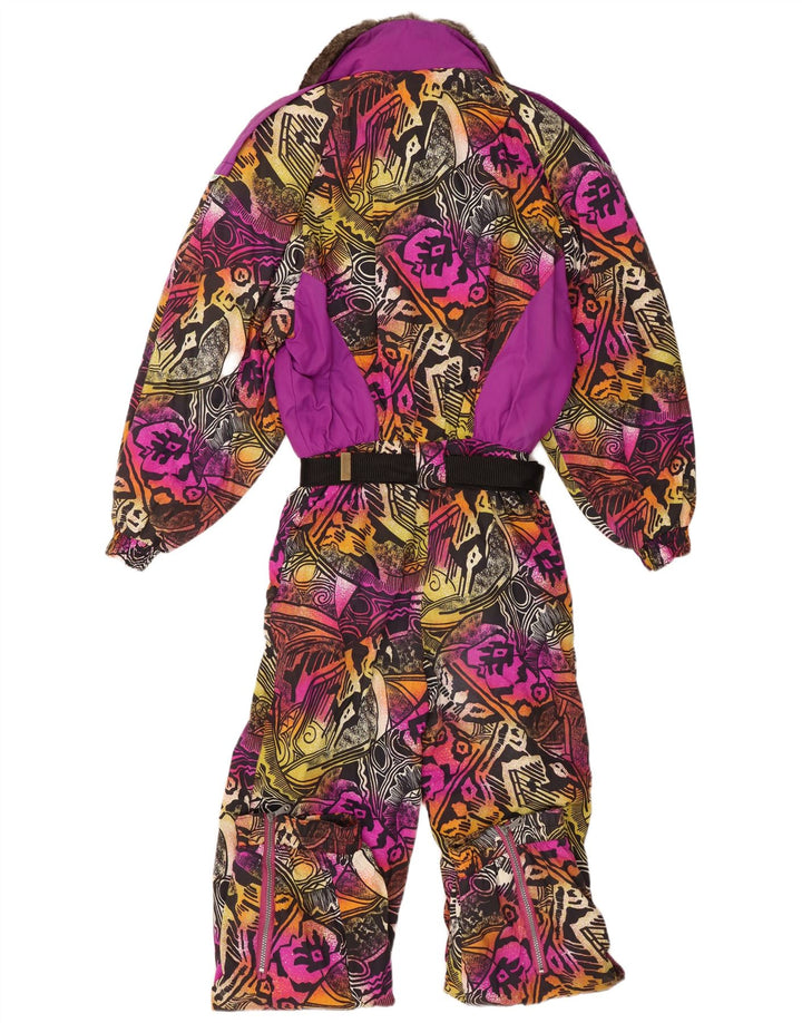 Desculpe, macacão feminino de esqui com padrão abstrato IT 42 médio multicolorido