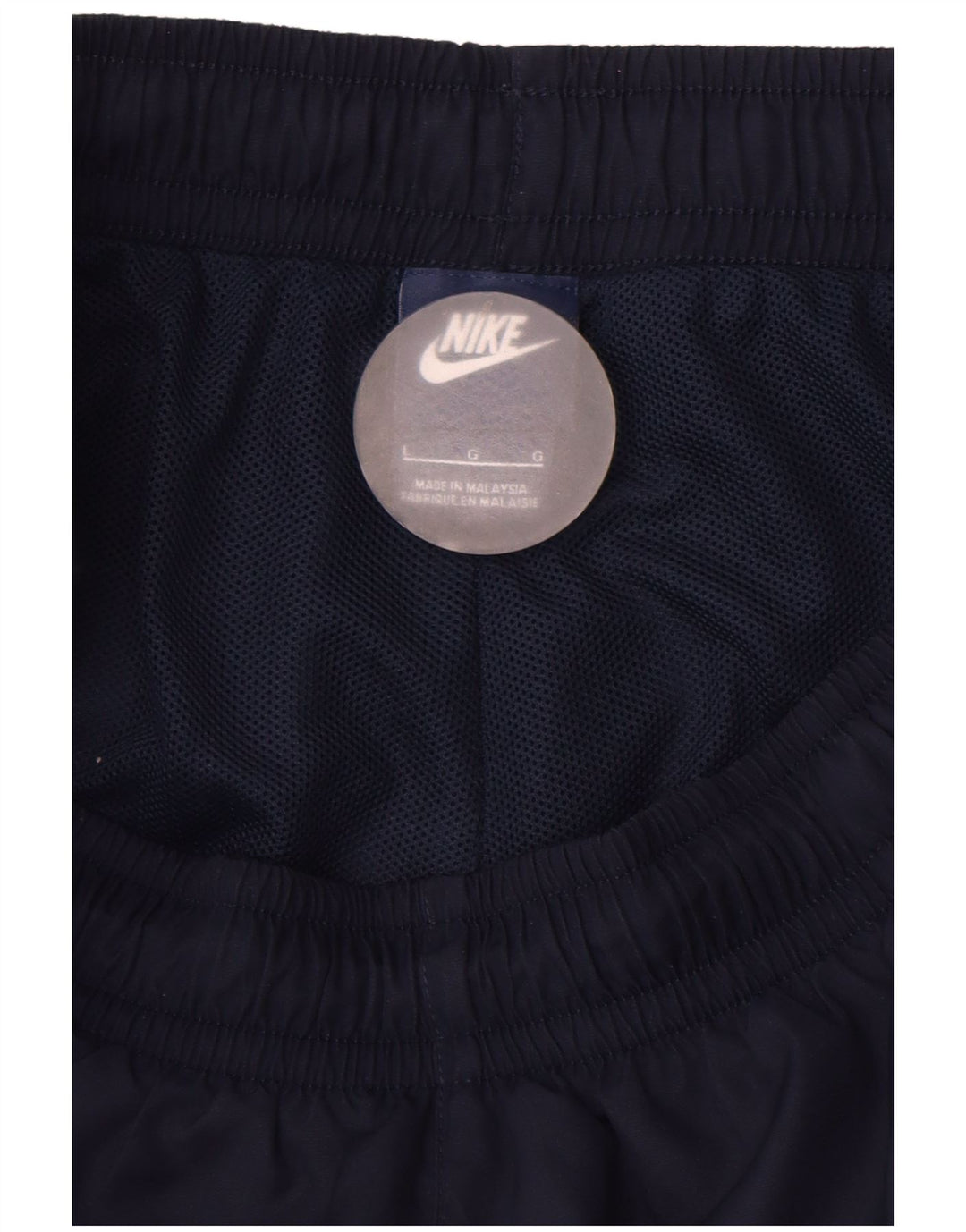 Shorts esportivos masculinos NIKE grandes poliéster azul marinho