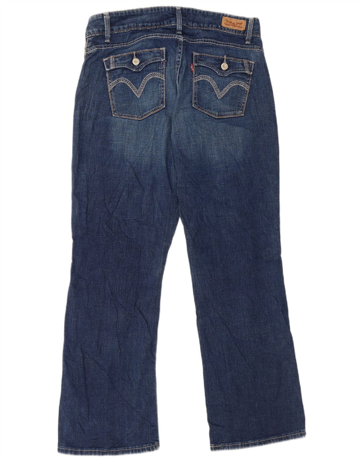 Calça Jeans Curvy Bootcut Feminina Levi's W31 L30 Azul Algodão