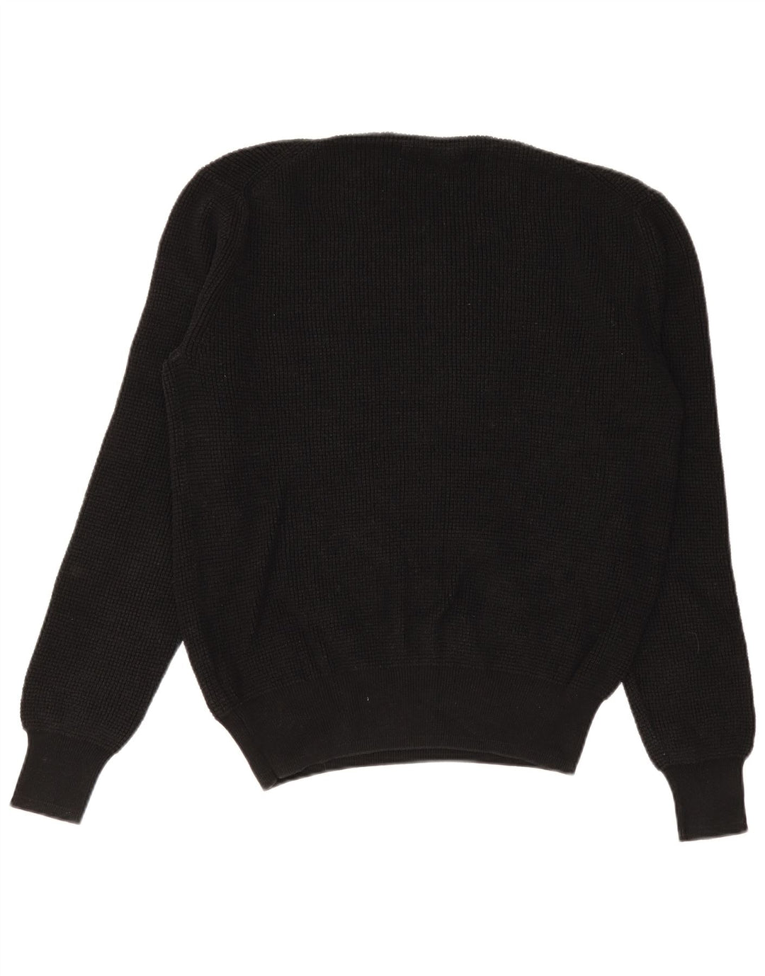 Suéter masculino All Saints com gola redonda, grande algodão preto