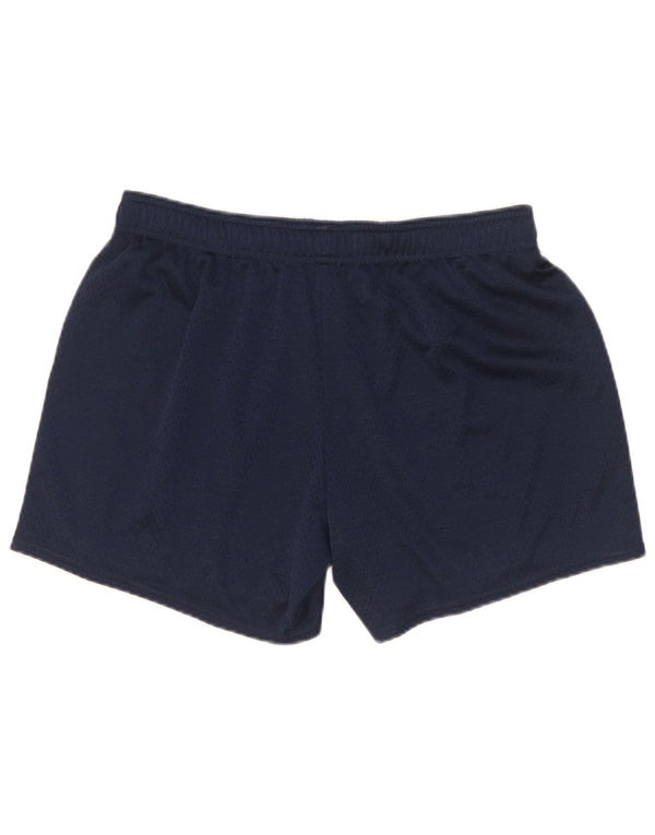 Shorts esportivos masculinos Champion médio azul marinho poliéster