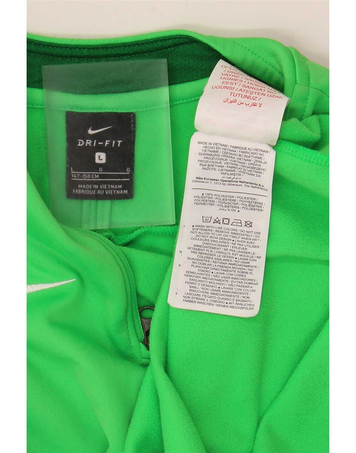 Nike Meninos Dri Fit Pullover Treino Top 12-13 Anos Grande Verde