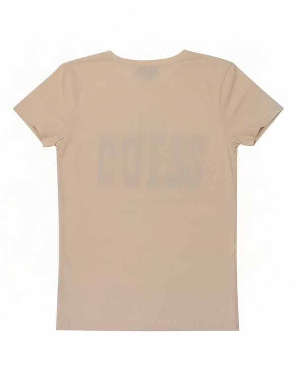 Camiseta feminina Guess com estampa gráfica UK 12 médio branco