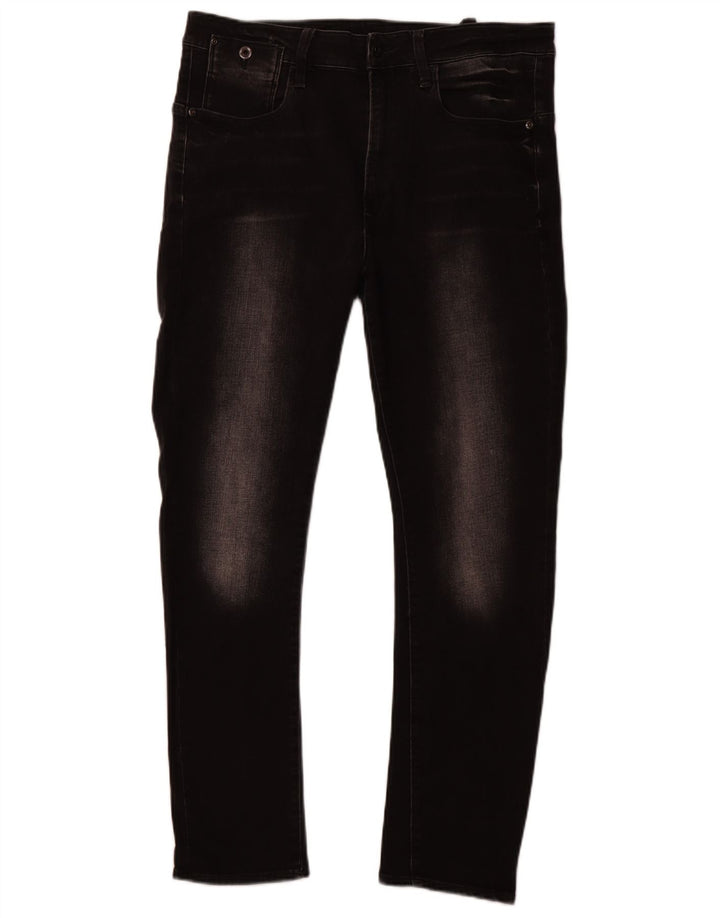 G-STAR Jeans Slim Feminino W33 L28 Algodão Preto