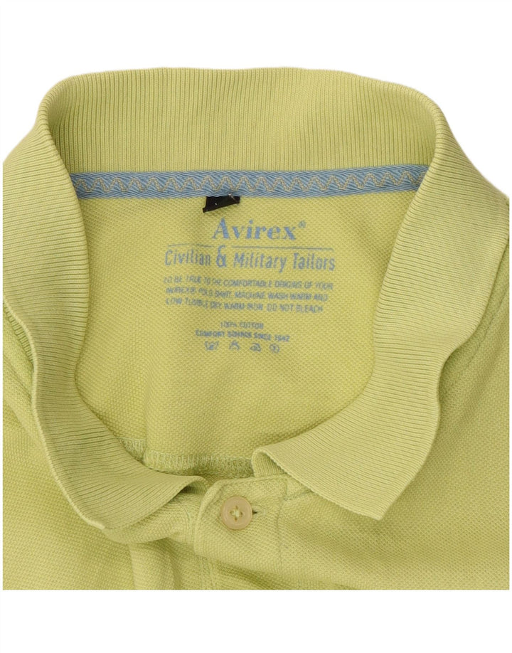 Camisa polo masculina Avirex XL algodão verde
