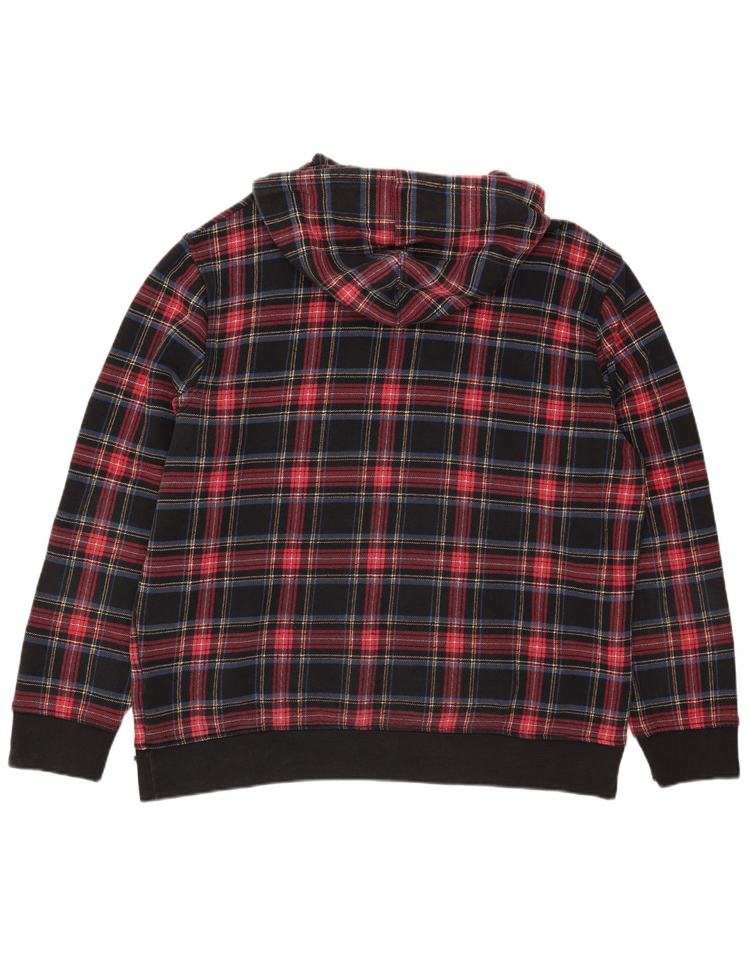 Moletom com capuz gráfico masculino Levi's 2XL algodão xadrez multicolorido