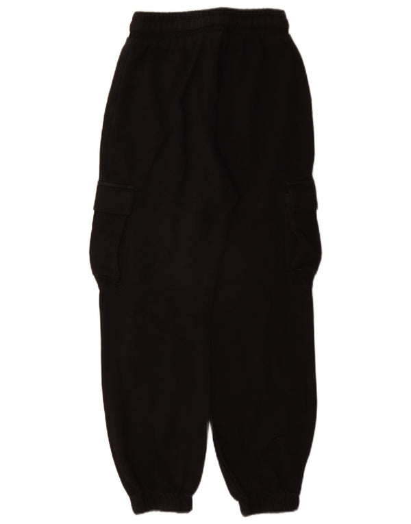 Calça jogger feminina Zara Loose Fit Cargo pequena W26 L28 algodão preto