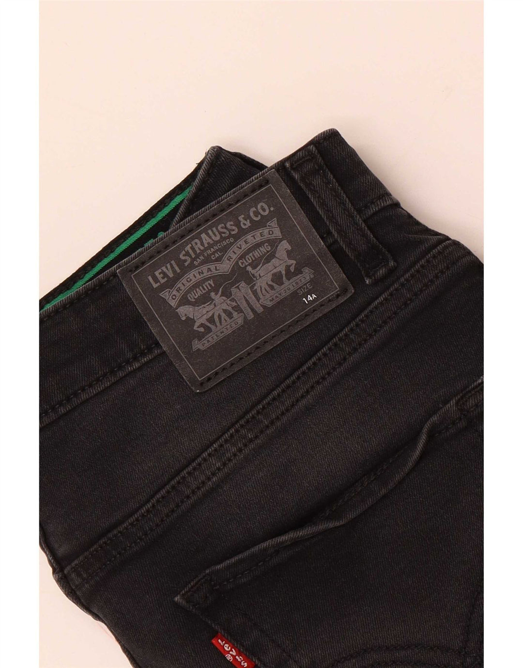 Jeans Levi's Meninos Slim 13-14 Anos W26 L30 Preto