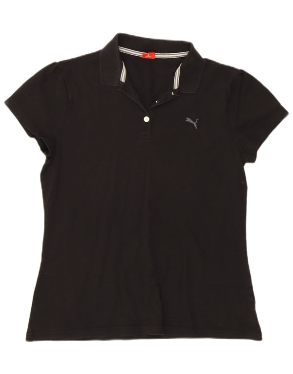 Camisa polo feminina Puma UK 14 média preta