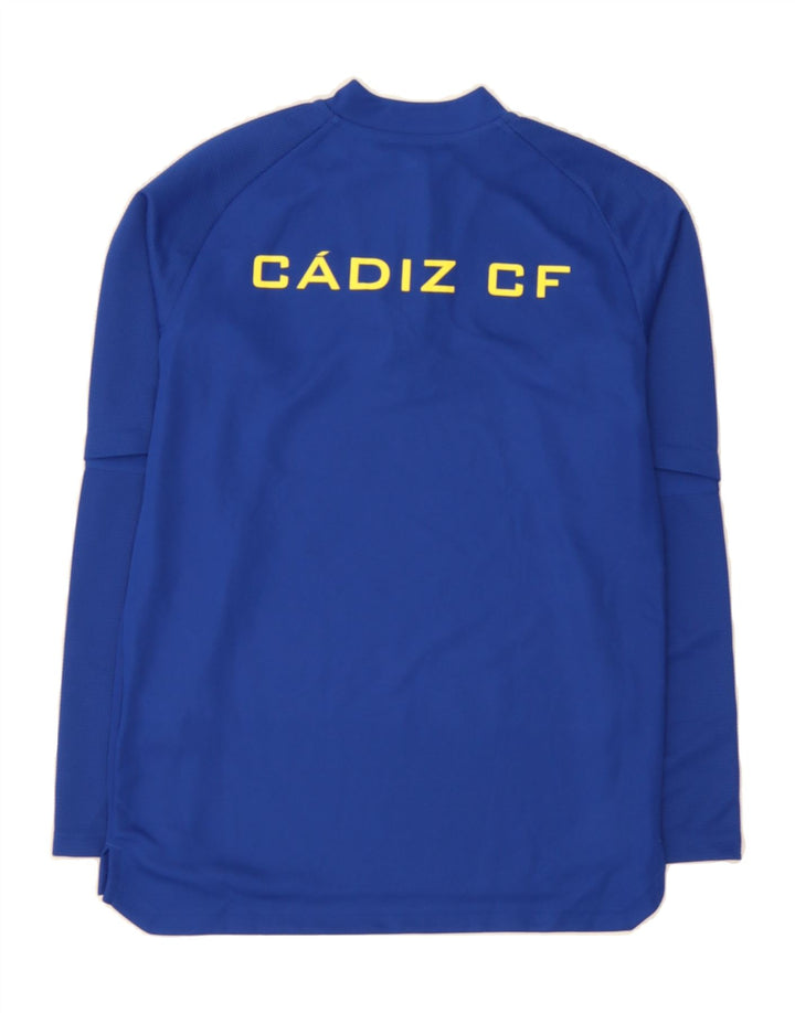 ADIDAS Boys Aeroready Graphic Pullover Tracksuit Top 11-12 Years Blue Vintage Adidas and Second-Hand Adidas from Messina Hembry 