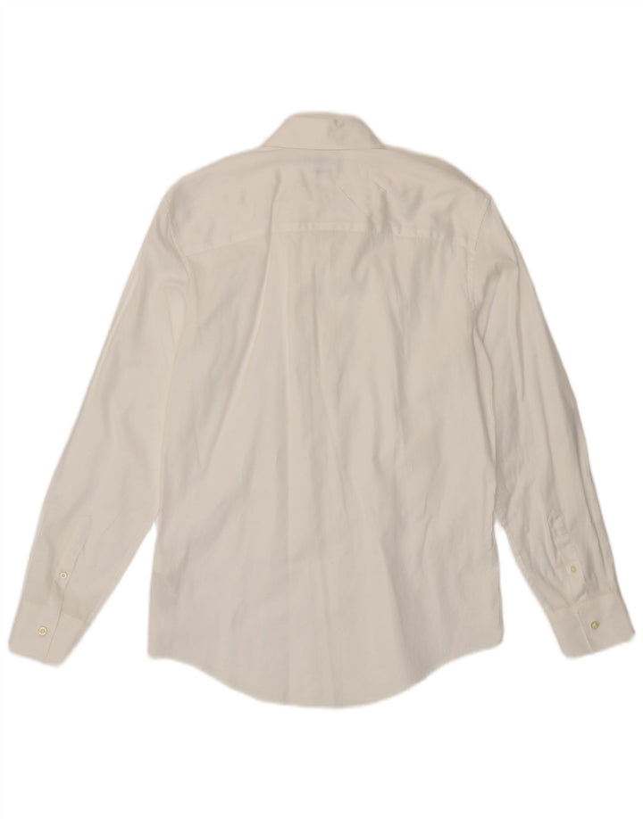 Camisa masculina ZARA médio algodão branco
