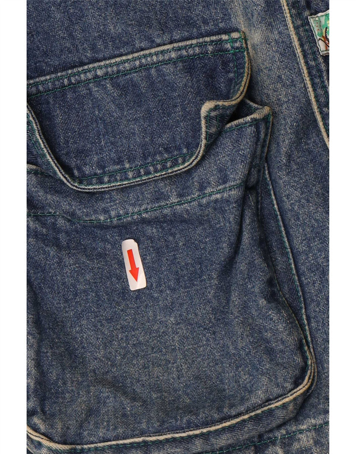 Casaco jeans masculino Vitamina UK 40 grande algodão azul