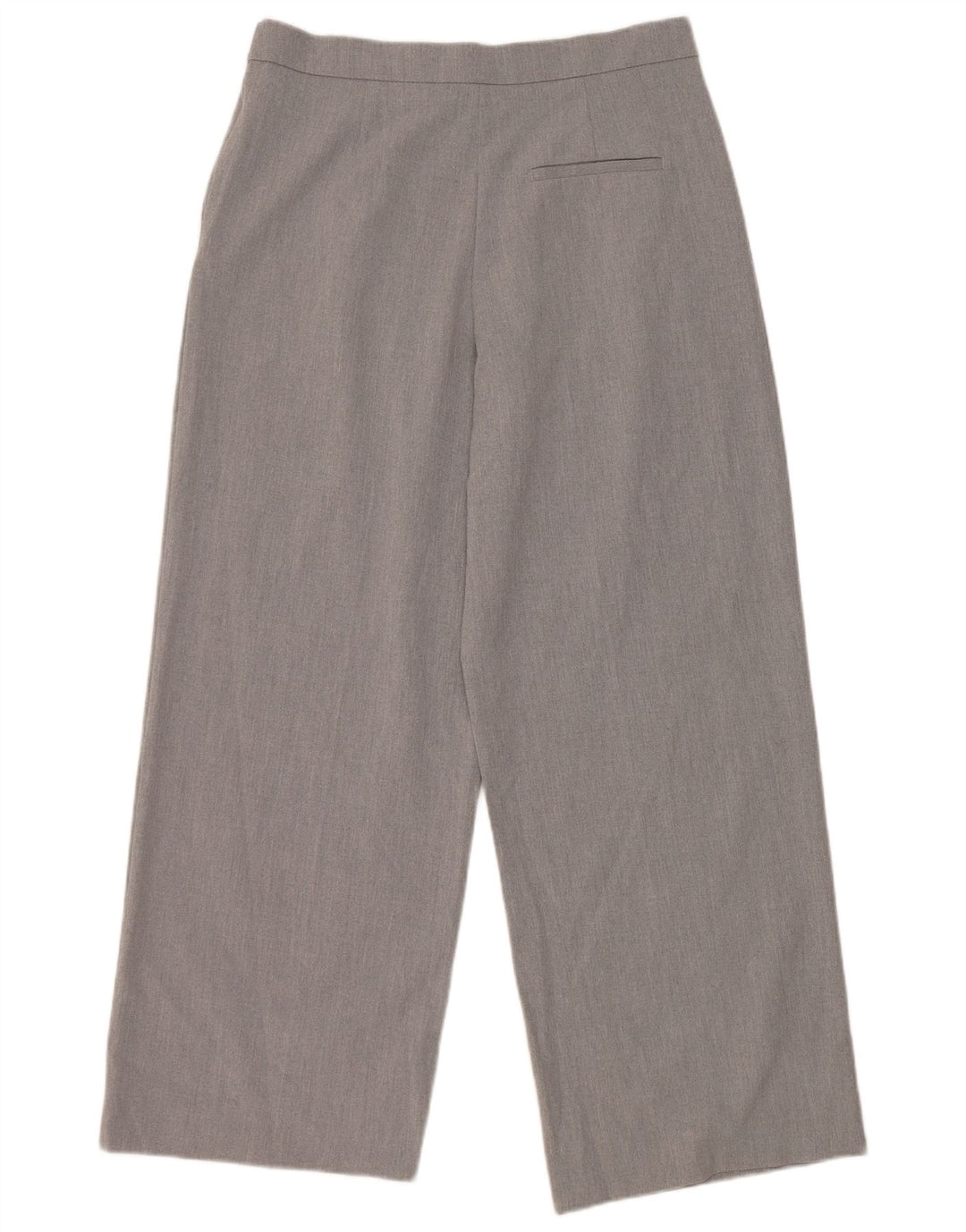 Calça chino feminina ZARA Pegged médio W30 L28 poliéster cinza