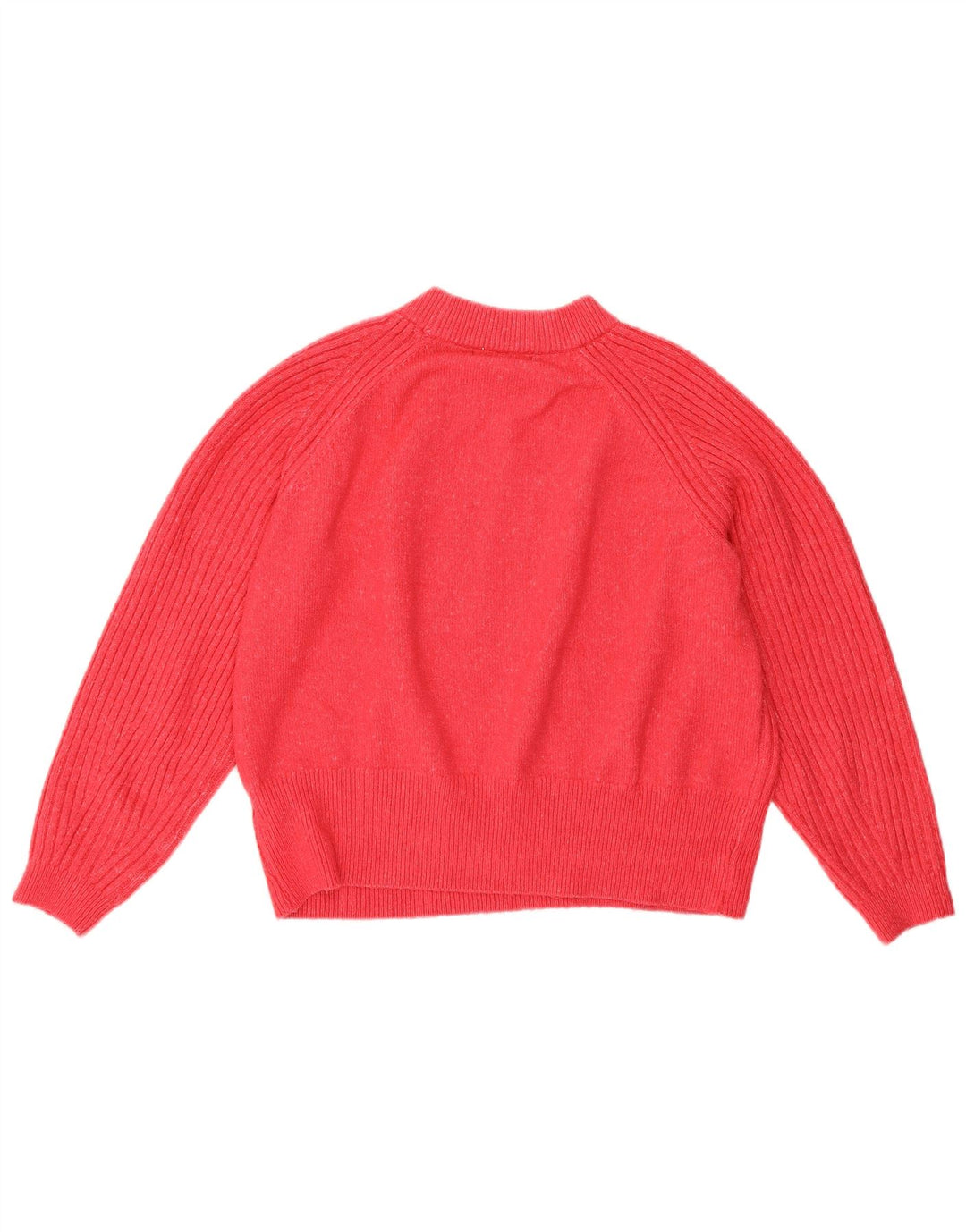 Suéter feminino Marks & Spencer com gola redonda e gola redonda Reino Unido 14 médio rosa