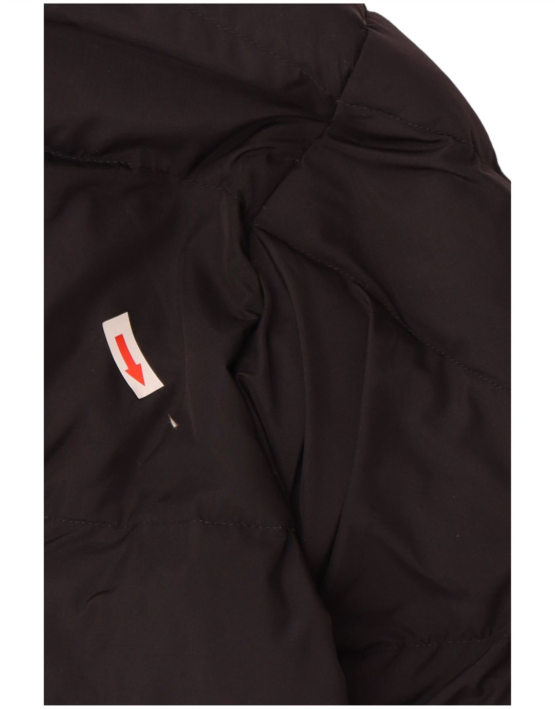 Jaqueta masculina acolchoada com capuz Sergio Tacchini Reino Unido 40 grande poliéster preto