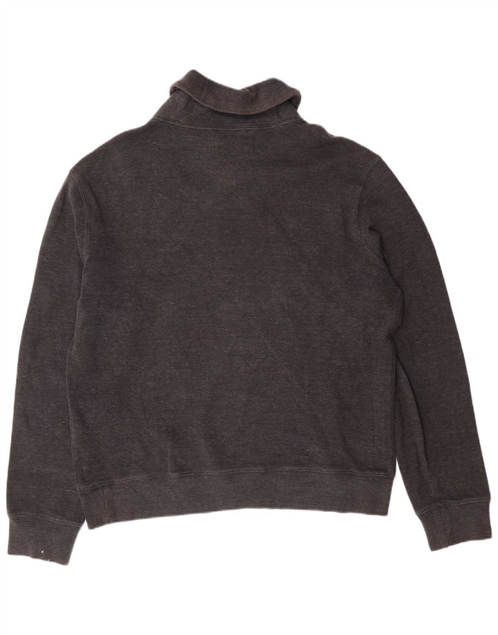 Suéter masculino POLO RALPH LAUREN com gola xale e algodão cinza grande