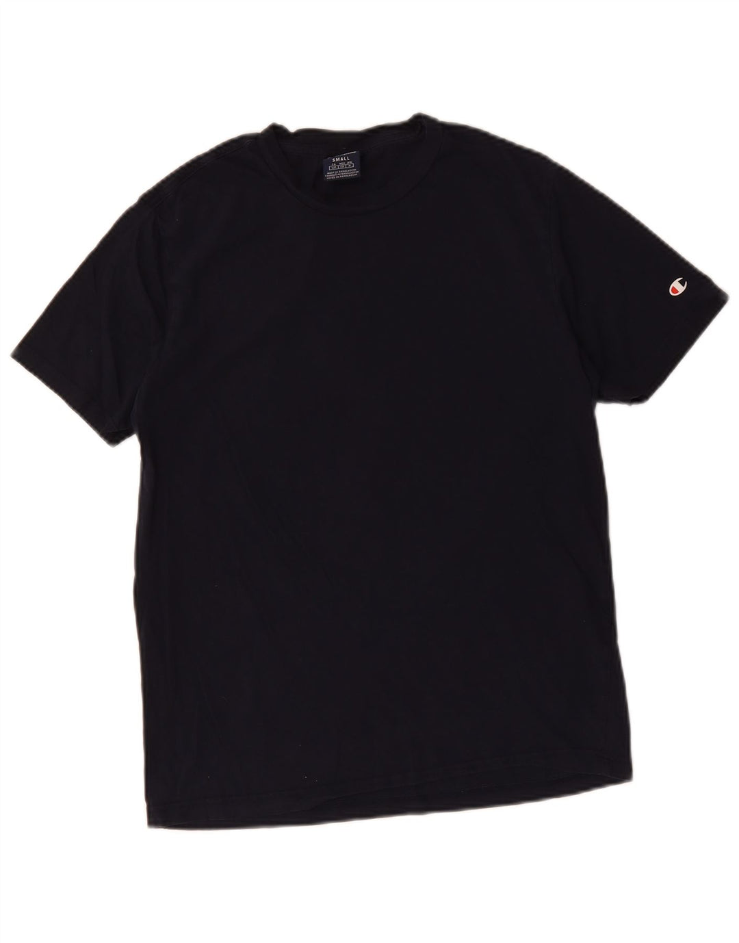 CAMPEÃO Camiseta Masculina Top Pequeno Algodão Azul Marinho