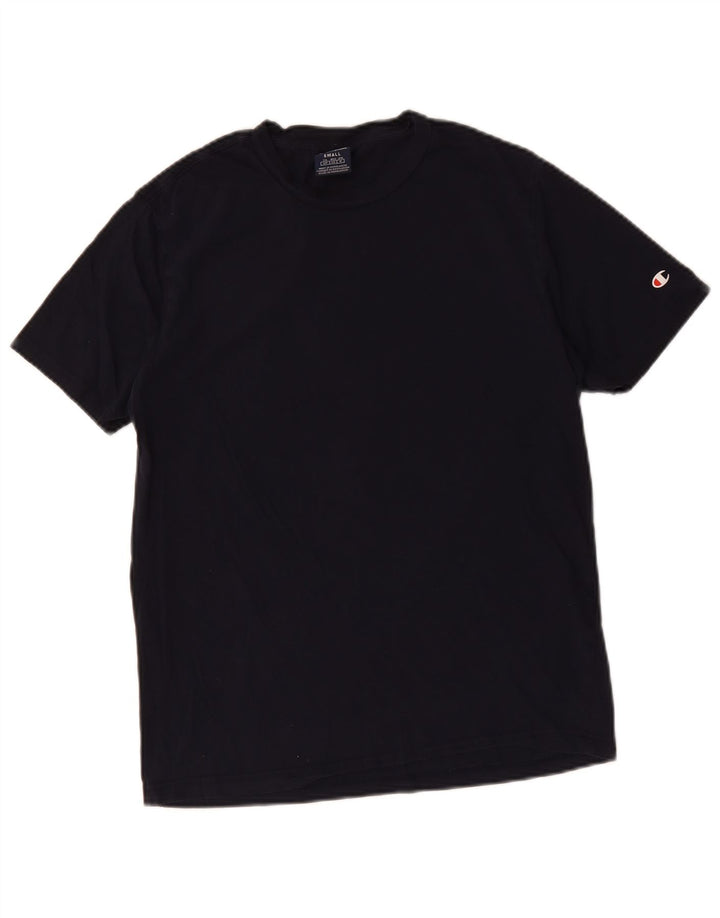 CAMPEÃO Camiseta Masculina Top Pequeno Algodão Azul Marinho