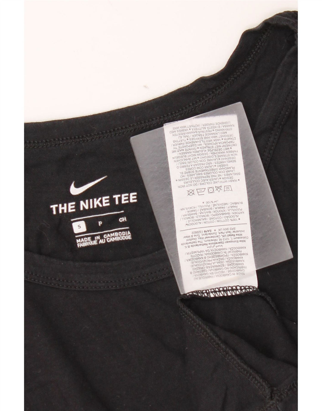 Colete Nike Masculino Top Pequeno Algodão Preto