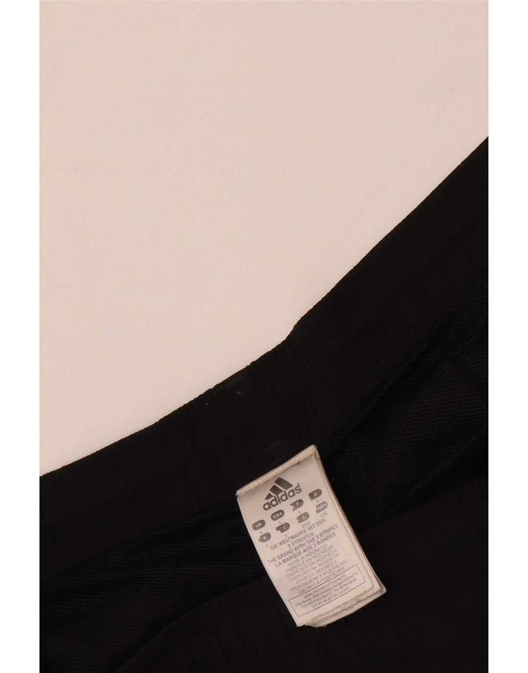 Shorts de natação masculino Adidas grande nylon preto