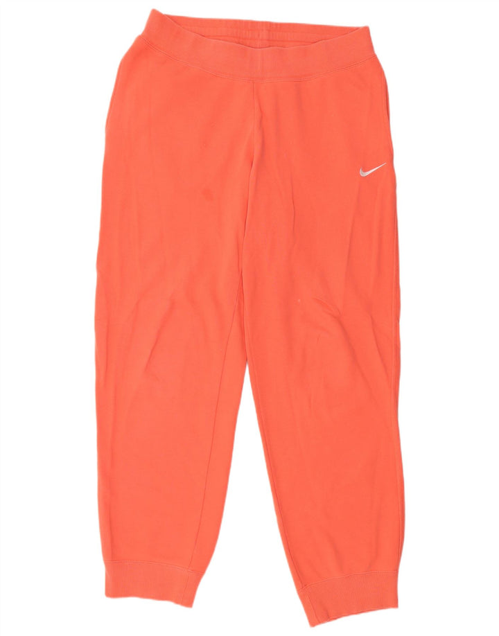 Calça de treino feminina Nike Joggers UK 16 grande laranja algodão
