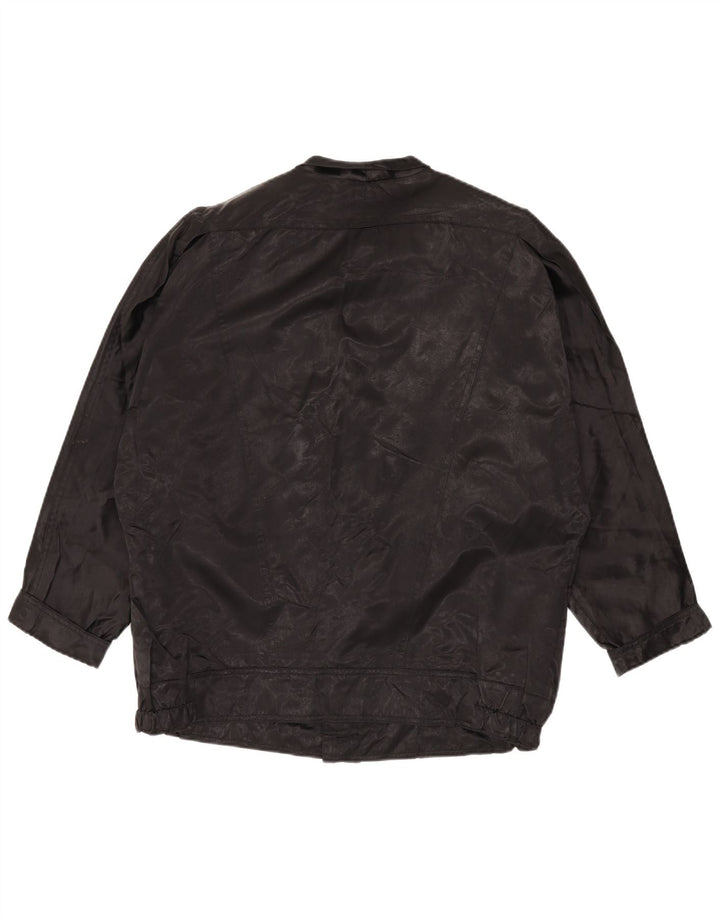 Jaqueta bomber feminina Colette Wolfgang Kaiser UK 10 pequena viscose preta