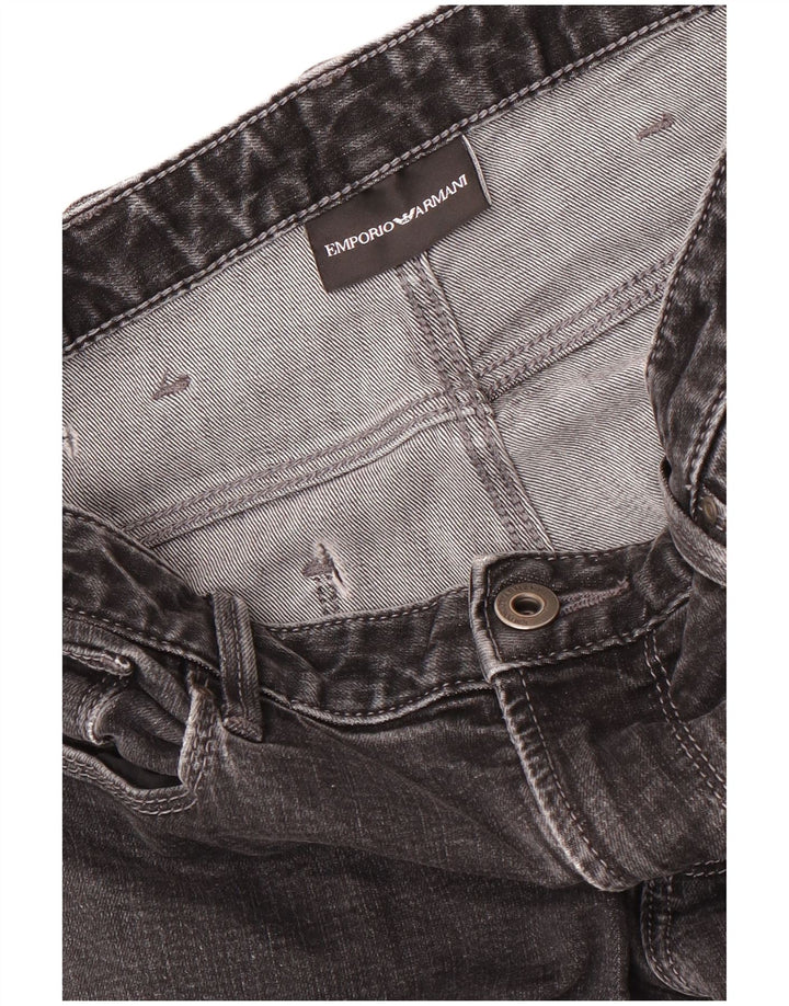 Calça jeans feminina Emporio Armani W28 L33 preta