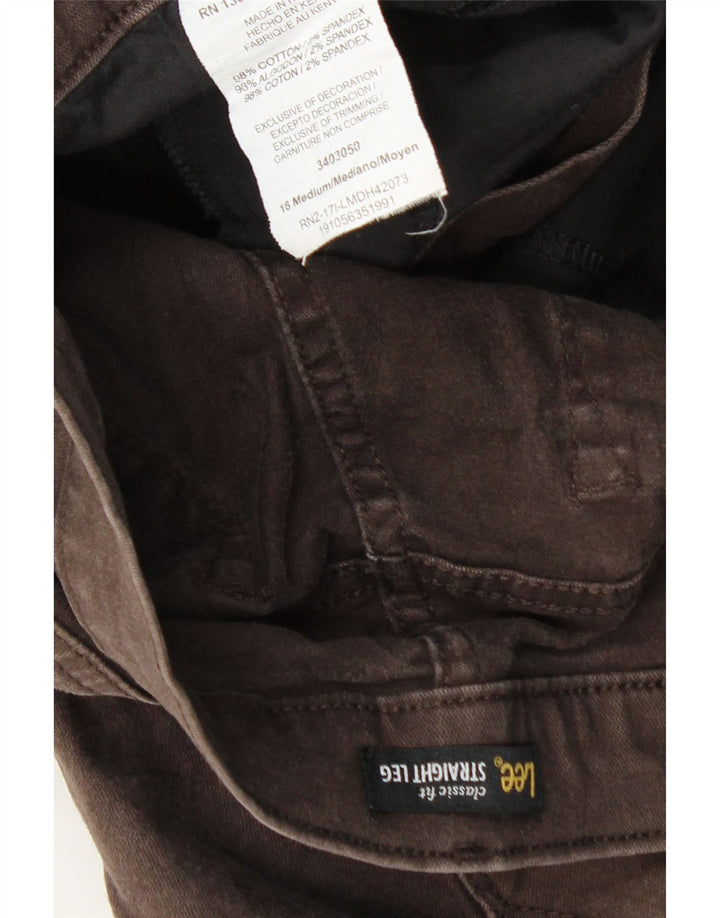 LEE Womens Classic Fit Bermuda Shorts US 16 XL W38  Brown Cotton Vintage Lee and Second-Hand Lee from Messina Hembry 
