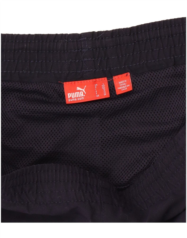 Shorts esportivos Puma meninos 11-12 anos azul marinho