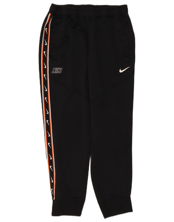 Nike Womens Graphic Tracksuit Calças Joggers UK 16 Grande Poliéster Preto