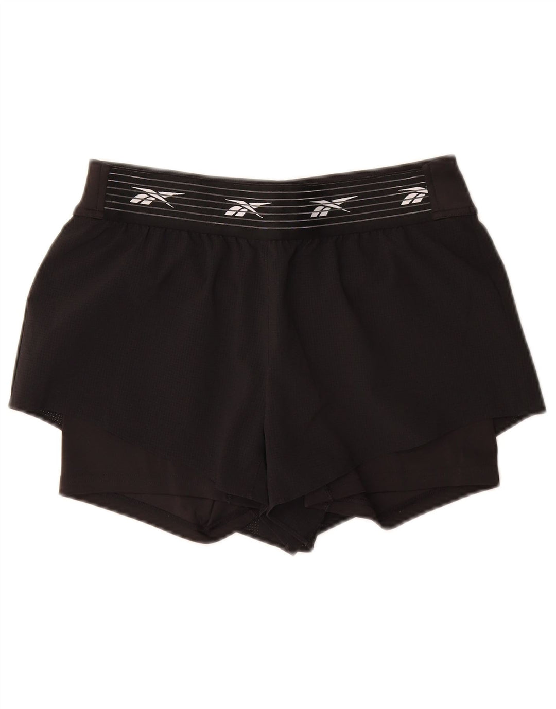 Shorts femininos Reebok Graphic Sport UK 12/14 médio preto poliéster