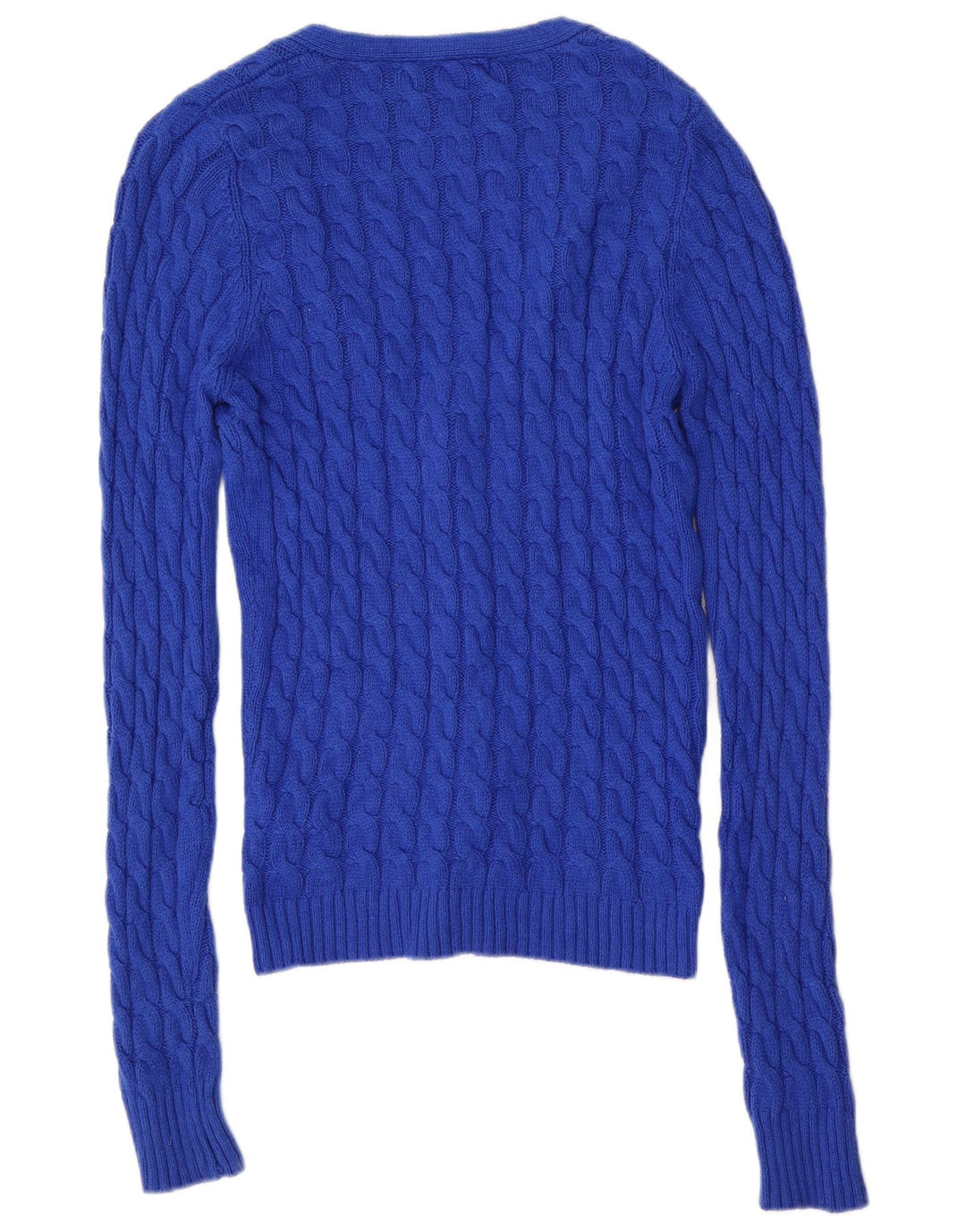 Suéter cardigã masculino Zara algodão azul médio