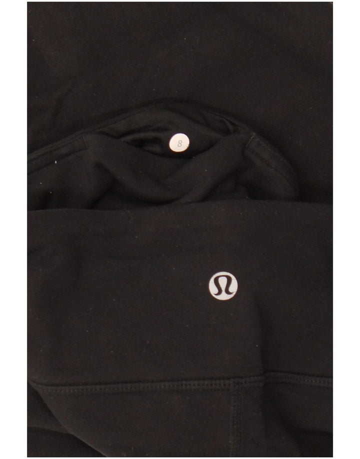 Lululemon Leggings capri feminino US 8 médio preto sintético