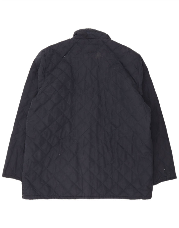 Mountain Warehouse Mens Quilted Jacket UK 44 2XL Navy Blue Polyester