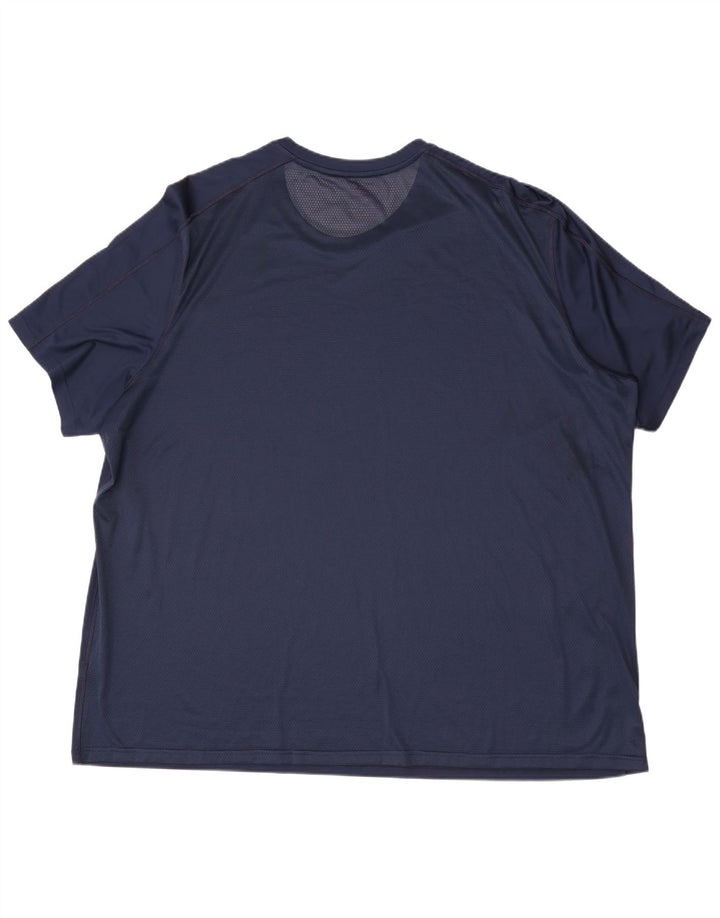 Camiseta masculina Reebok Top 4XL azul marinho