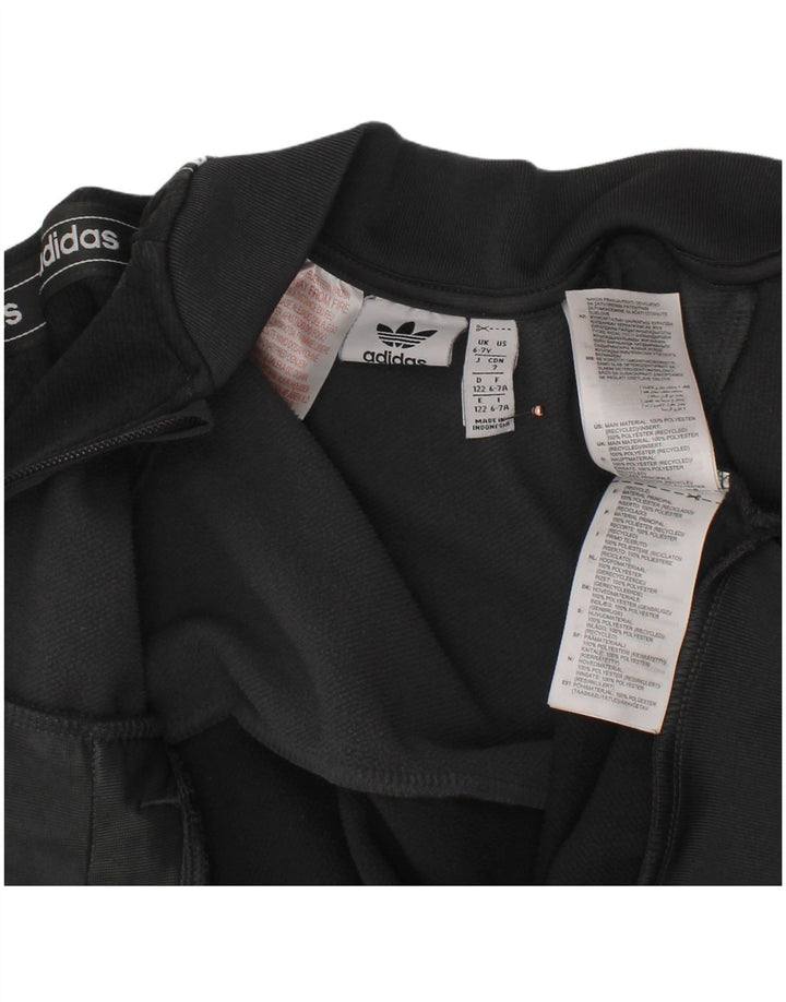 Jaqueta ADIDAS Menino Graphic Tracksuit 6-7 Anos Cinza Poliéster