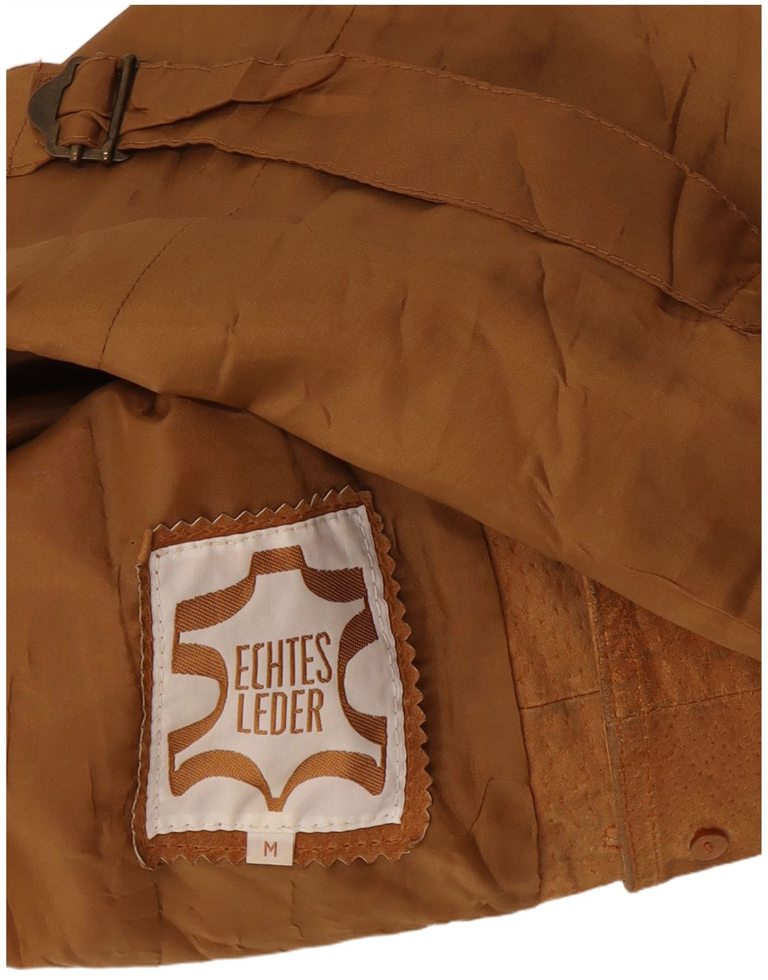 Colete vintage masculino de camurça couro bege médio