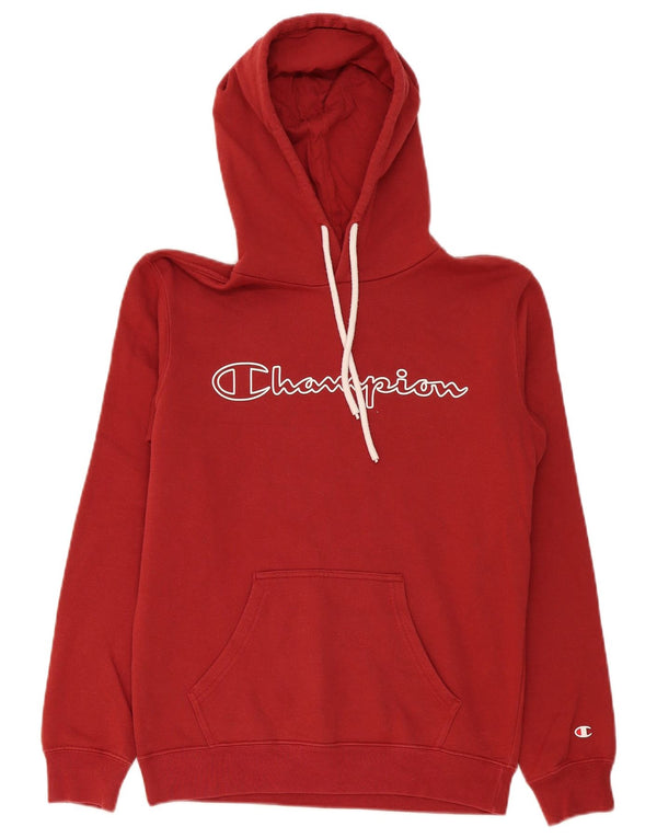 Jumper com capuz gráfico masculino Champion pequeno vermelho