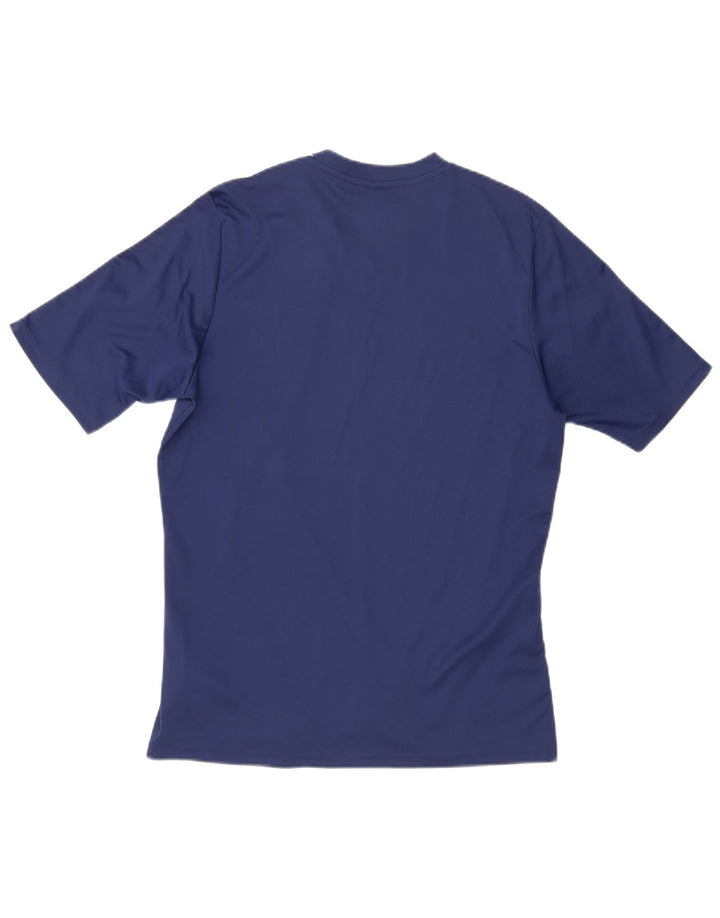 Camiseta masculina Adidas grande poliéster azul marinho
