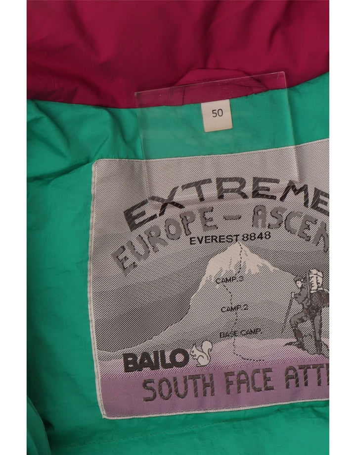 Jaqueta acolchoada masculina BAILO IT 50 grande poliamida colorblock rosa